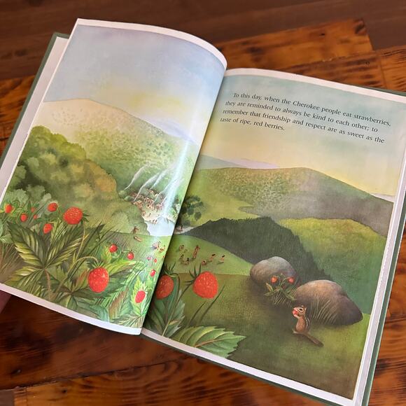 Vintage 1993 The First Strawberries A Cherokee Story Hardcover Book - Picture 9 of 12